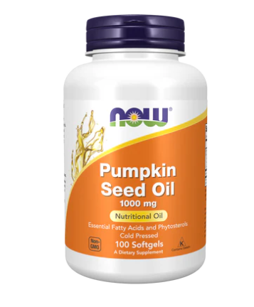 NOW Pumpkin Seed Oil 1000mg 100 Softgels